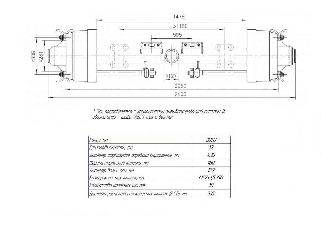 Ось l 1. Чертеж оси BPW. Ось BPW 12 тонн. Чертёж оси BPW Eco. Схема оси БПВ 12 тонн.